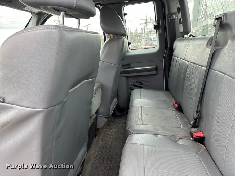 image for item DT0137 2014 Ford F350 Super Duty Ext. Cab utility bed pickup truck