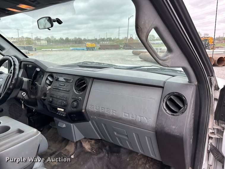 image for item DT0137 2014 Ford F350 Super Duty Ext. Cab utility bed pickup truck