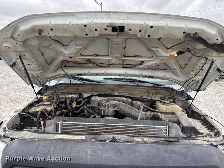 image for item DT0137 2014 Ford F350 Super Duty Ext. Cab utility bed pickup truck