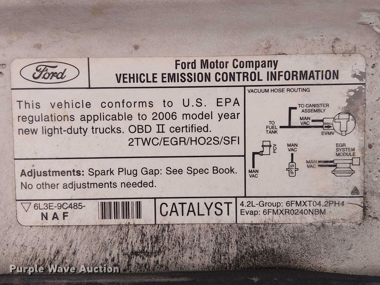 image for item DU0425 2006 Ford F150 XL pickup truck