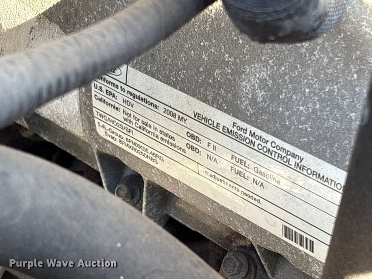 image for item DU0427 2008 Ford F250 Super Duty XL pickup truck