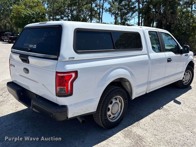 image for item DU0429 2016 Ford F150 XL Ext. Cab pickup truck