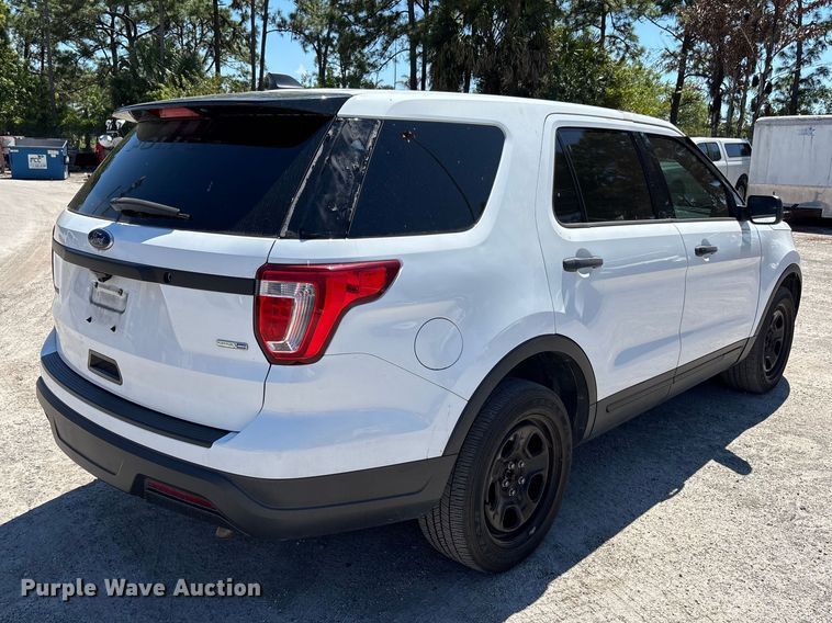 image for item DU0431 2018 Ford Explorer Police SUV
