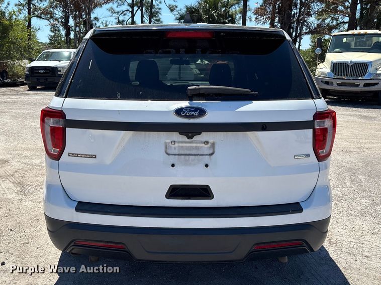 image for item DU0431 2018 Ford Explorer Police SUV