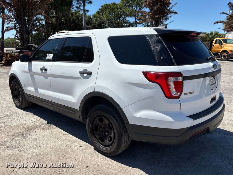 image for item DU0431 2018 Ford Explorer Police SUV