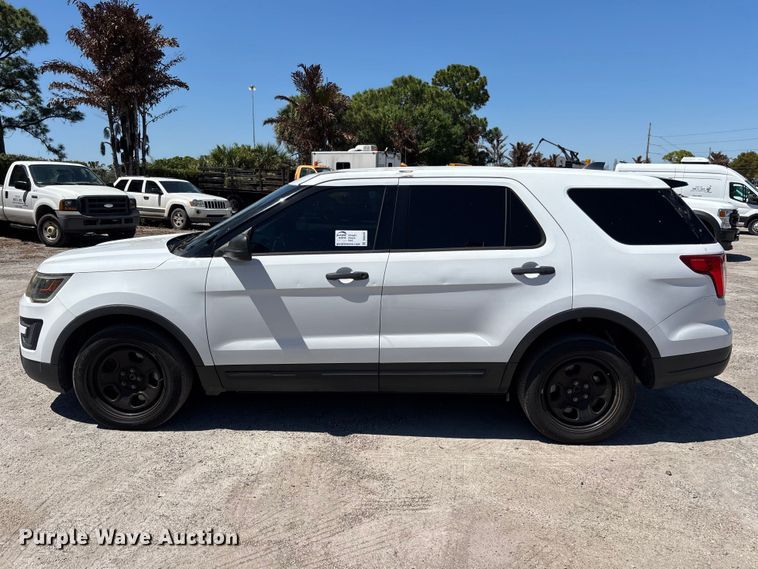 image for item DU0431 2018 Ford Explorer Police SUV