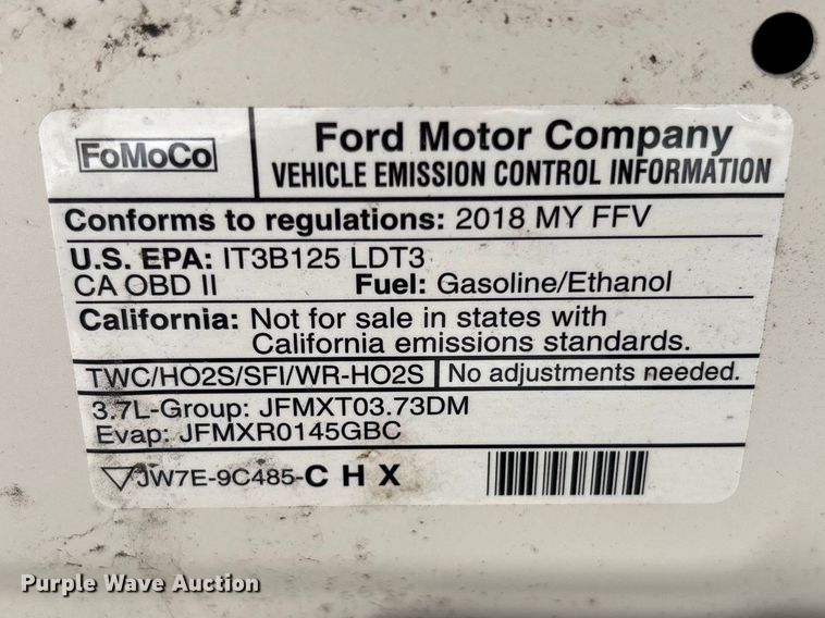 image for item DU0431 2018 Ford Explorer Police SUV