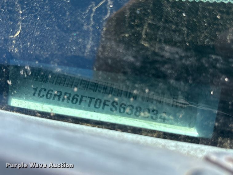 image for item DU0433 2015 RAM 1500 Tradesman Ext. Cab pickup truck