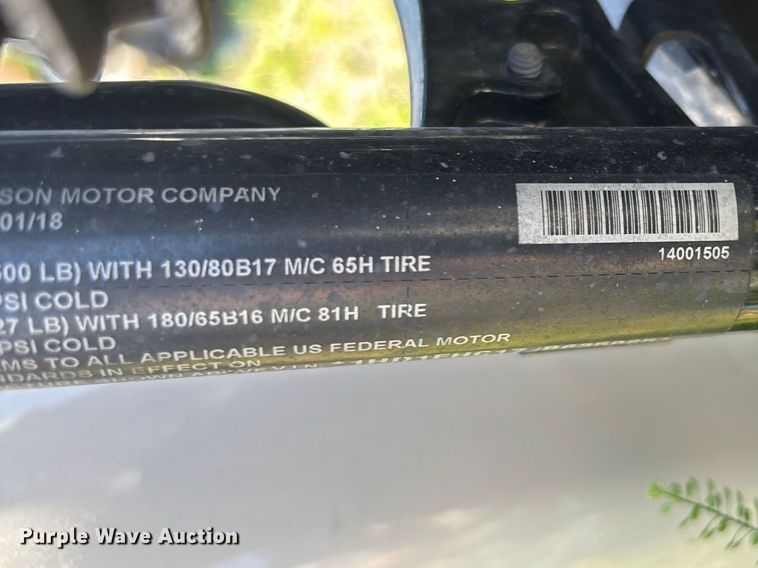 image for item DU0436 2018 Harley-Davidson Road King Police motorcycle