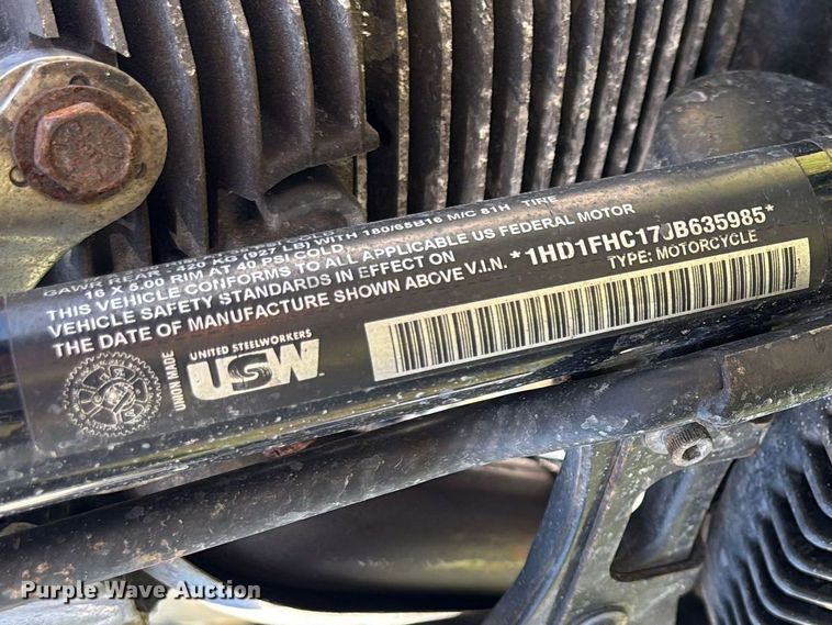 image for item DU0436 2018 Harley-Davidson Road King Police motorcycle