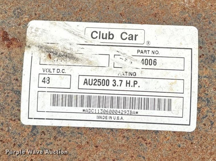 image for item DU0439 2007 Club Car Carryall 2 utility vehicle