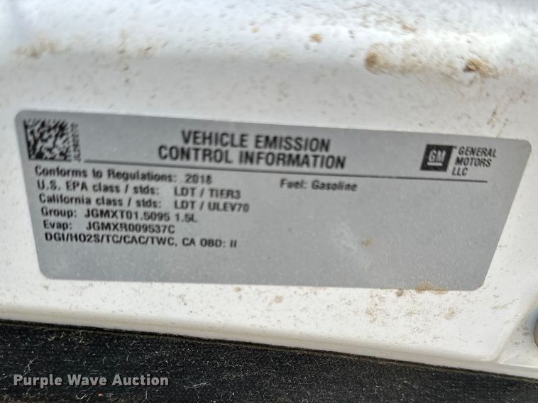 image for item DV0850 2018 GMC Terrain SUV