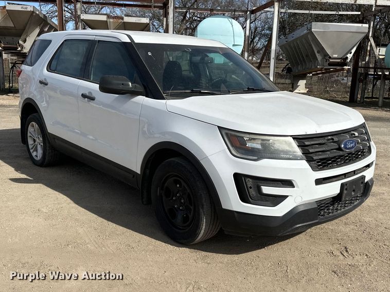 image for item DV0853 2016 Ford Explorer Police Interceptor SUV