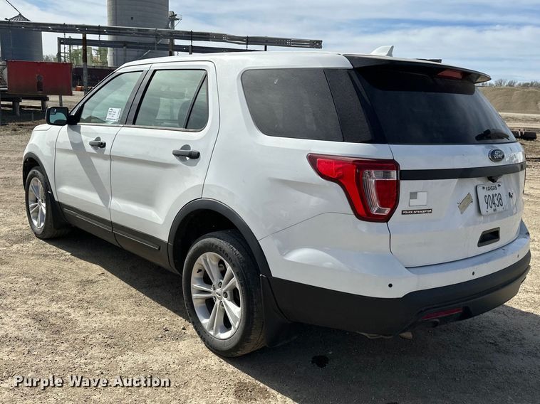 image for item DV0853 2016 Ford Explorer Police Interceptor SUV