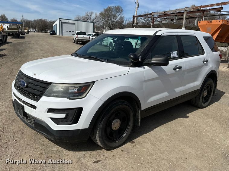 image for item DV0857 2016 Ford Explorer Police Interceptor SUV
