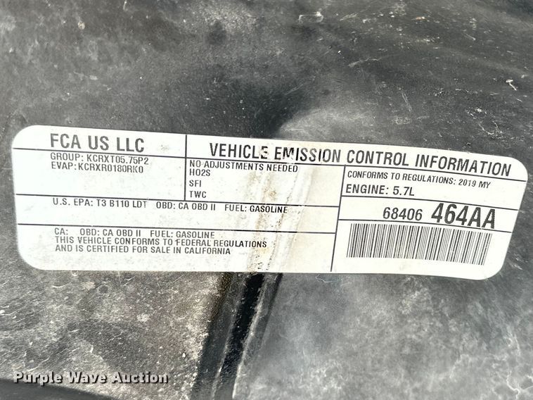 image for item DV0859 2019 Dodge Durango SSV SUV
