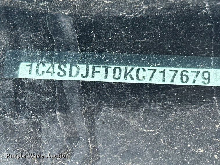 image for item DV0859 2019 Dodge Durango SSV SUV