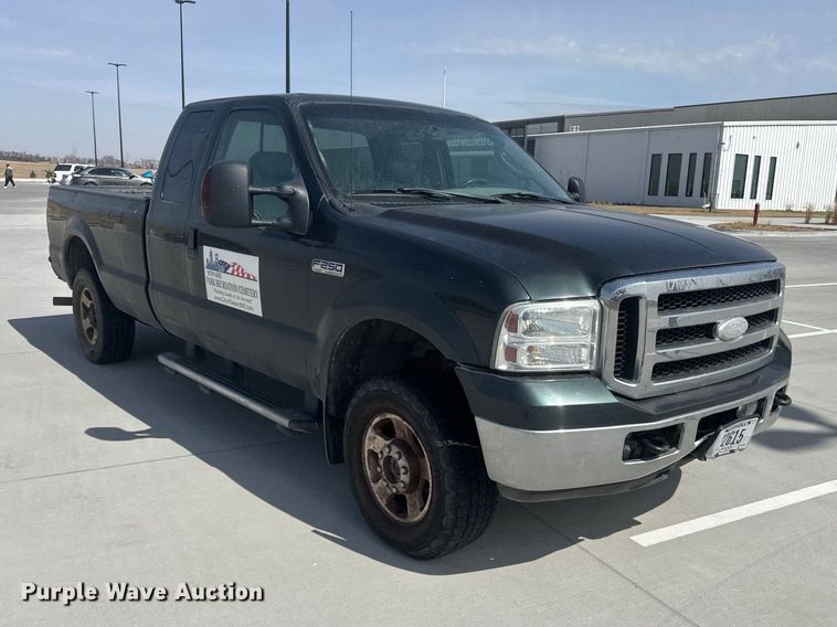image for item DV0870 2007 Ford F250 Super Duty Ext. Cab pickup truck