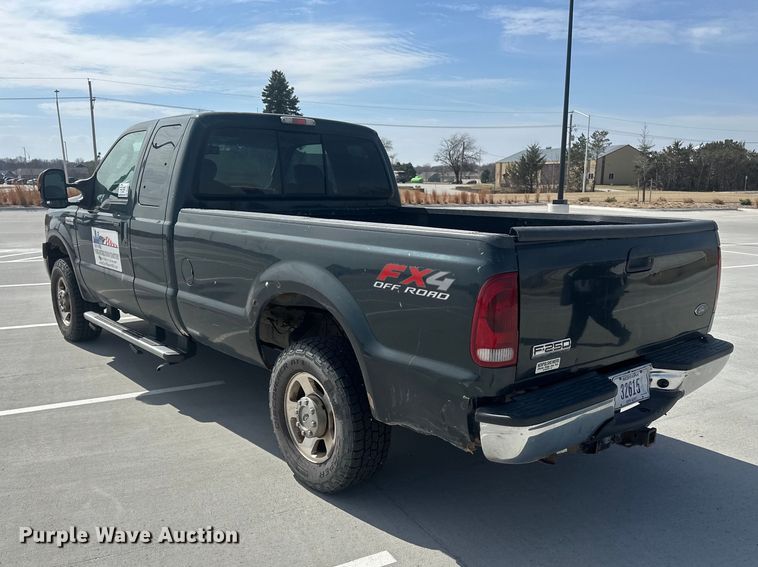 image for item DV0870 2007 Ford F250 Super Duty Ext. Cab pickup truck