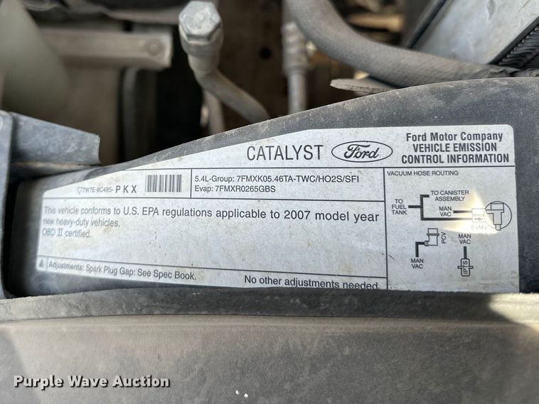 image for item DV0870 2007 Ford F250 Super Duty Ext. Cab pickup truck