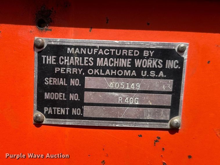 image for item DV0871 1978 Ditch Witch R40 trencher