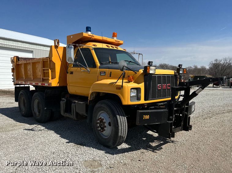 image for item DV0872 2000 GMC C8500 dump truck