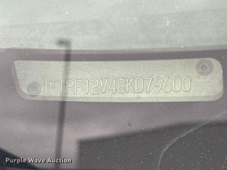 image for item DV0889 2008 Ford F150 Ext. Cab pickup truck