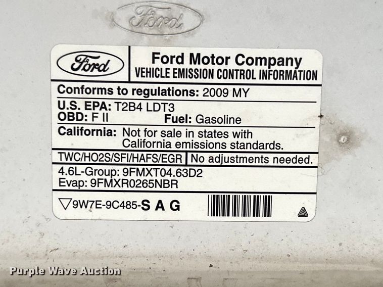 image for item DV0891 2009 Ford F150 pickup truck