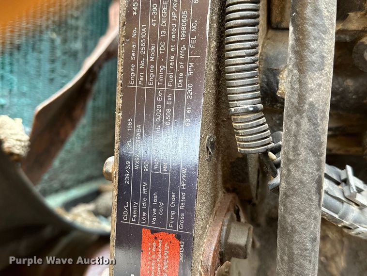 image for item DV0893 1998 Case 580L Series 2 backhoe