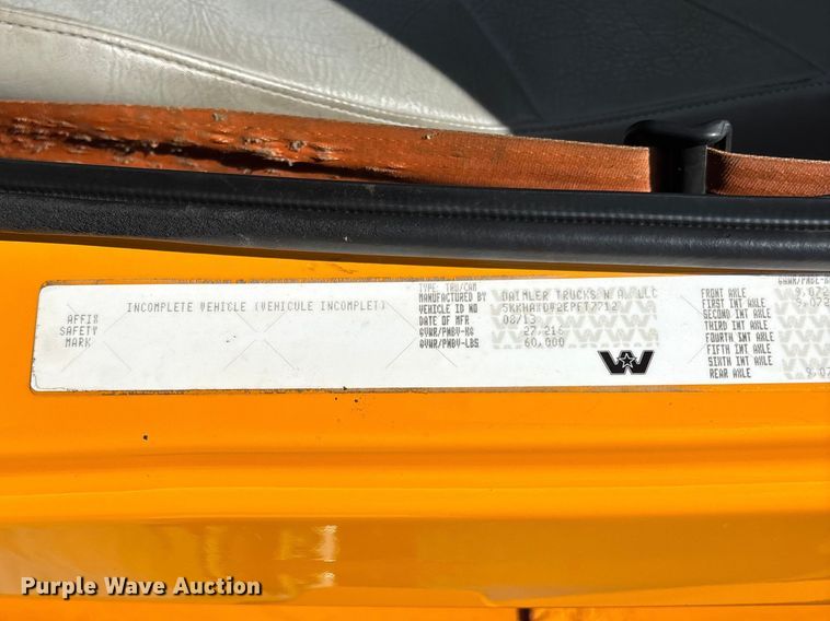 image for item DY0406 2014 Western Star 4700 SB dump truck