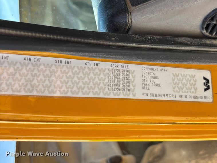 image for item DY0406 2014 Western Star 4700 SB dump truck