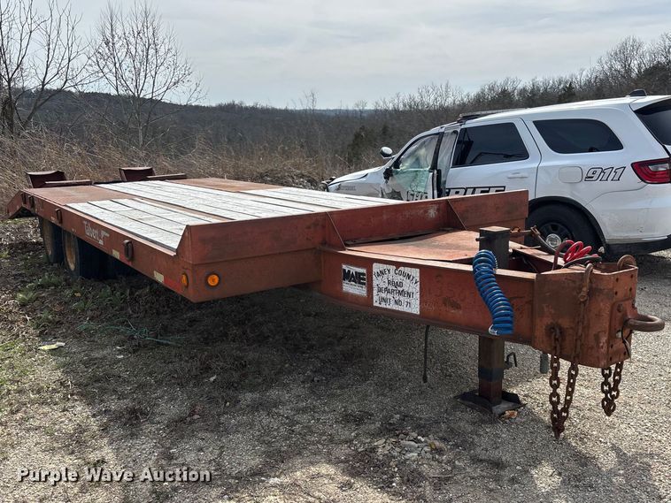 image for item DY0411 1995 Talbert equipment trailer