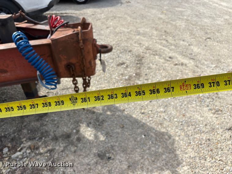 image for item DY0411 1995 Talbert equipment trailer