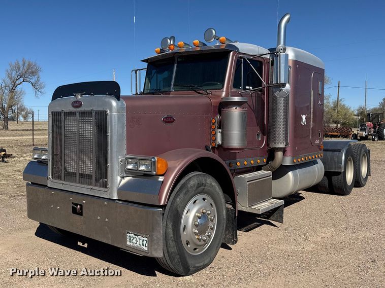image for item DZ5324 1991 Peterbilt 379 semi truck