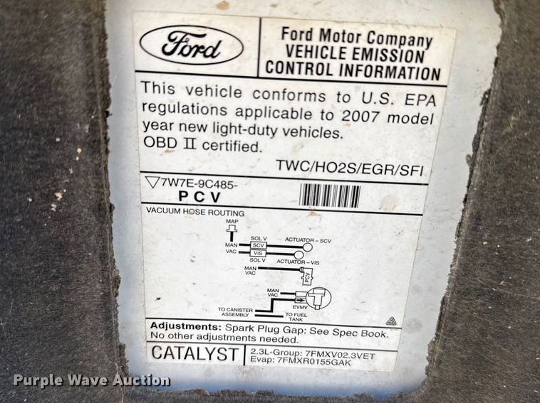image for item DZ5330 2007 Ford Fusion 