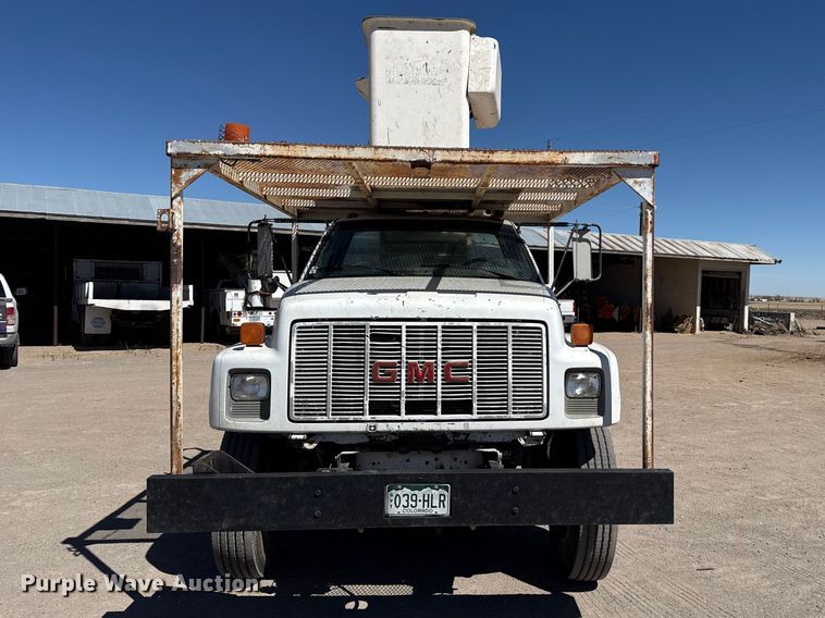 image for item DZ5337 1991 GMC TopKick C6500 forestry bucket truck