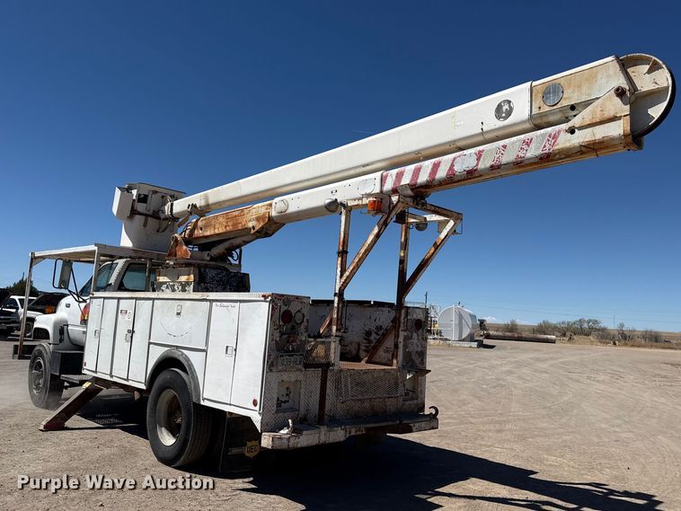 image for item DZ5337 1991 GMC TopKick C6500 forestry bucket truck