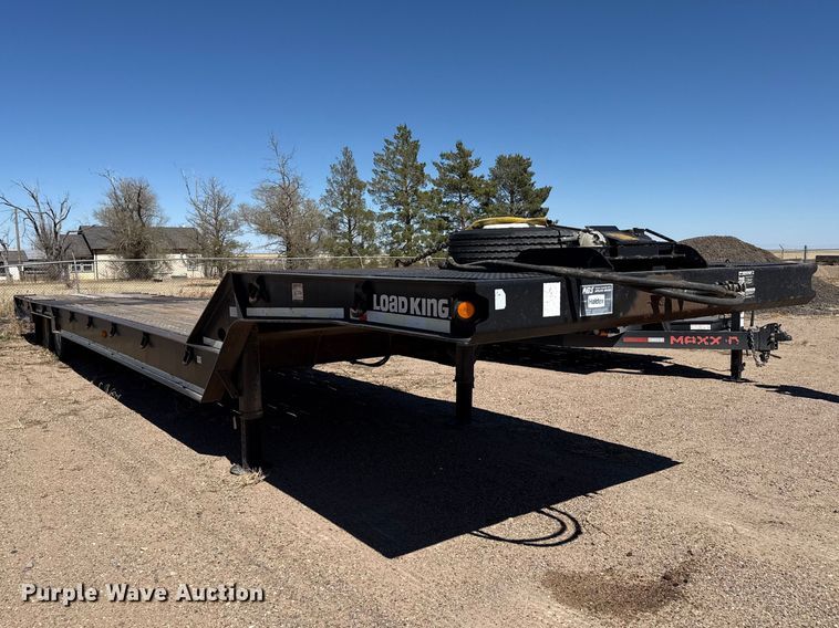 image for item DZ5340 2002 Load King HFT70 drop deck hydraulic tail equipment trailer