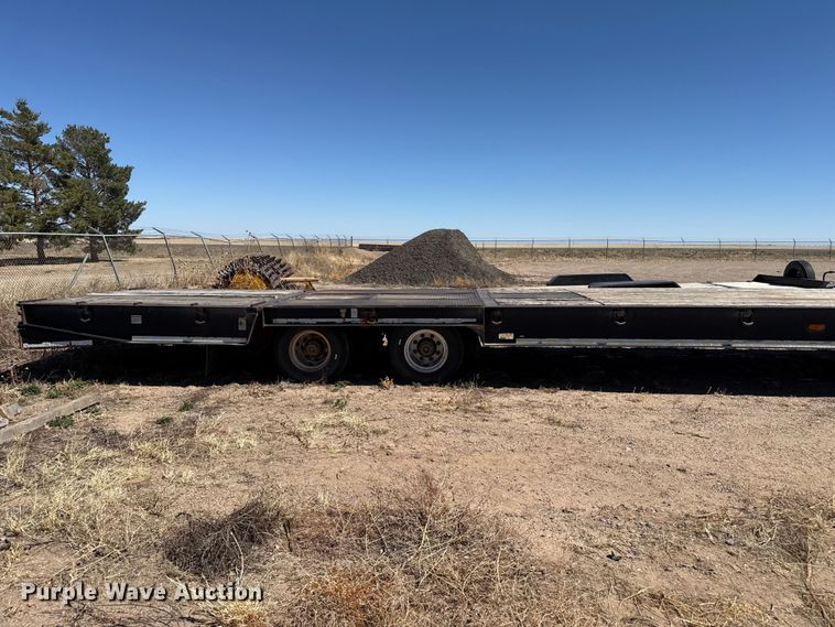 image for item DZ5340 2002 Load King HFT70 drop deck hydraulic tail equipment trailer
