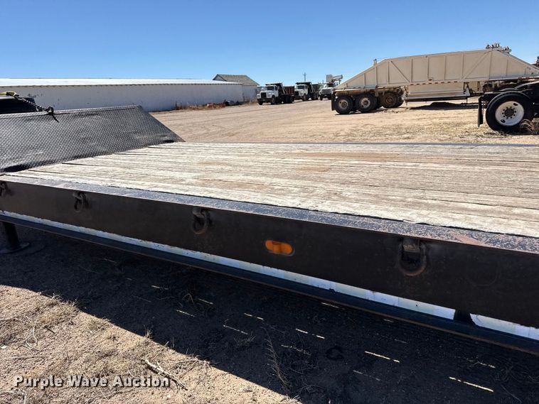 image for item DZ5340 2002 Load King HFT70 drop deck hydraulic tail equipment trailer