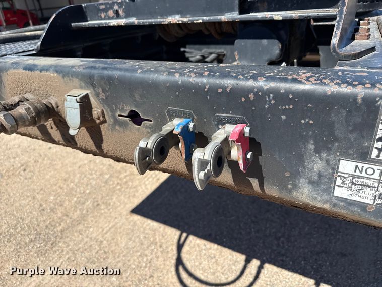 image for item DZ5340 2002 Load King HFT70 drop deck hydraulic tail equipment trailer