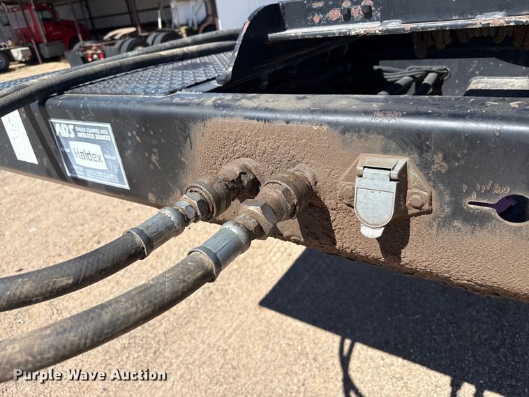 image for item DZ5340 2002 Load King HFT70 drop deck hydraulic tail equipment trailer