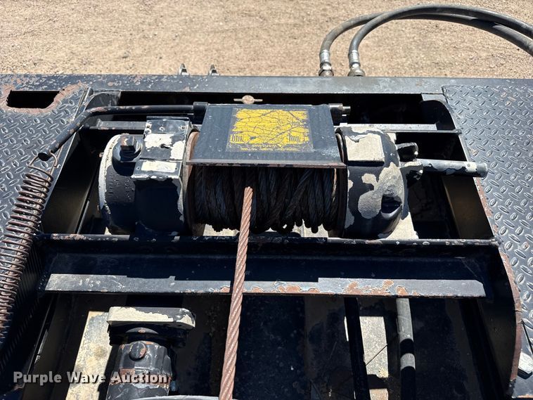 image for item DZ5340 2002 Load King HFT70 drop deck hydraulic tail equipment trailer