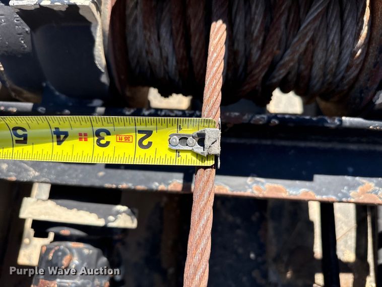 image for item DZ5340 2002 Load King HFT70 drop deck hydraulic tail equipment trailer
