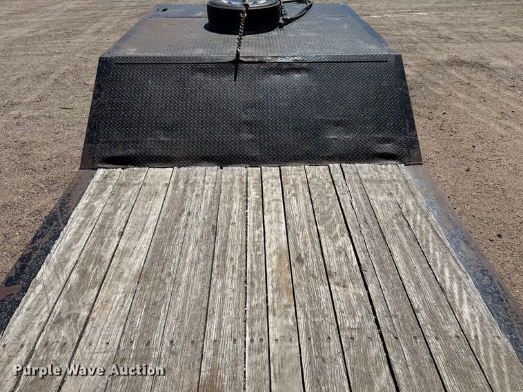 image for item DZ5340 2002 Load King HFT70 drop deck hydraulic tail equipment trailer