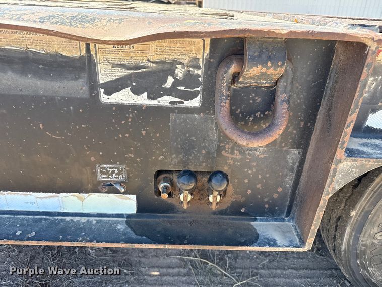 image for item DZ5340 2002 Load King HFT70 drop deck hydraulic tail equipment trailer
