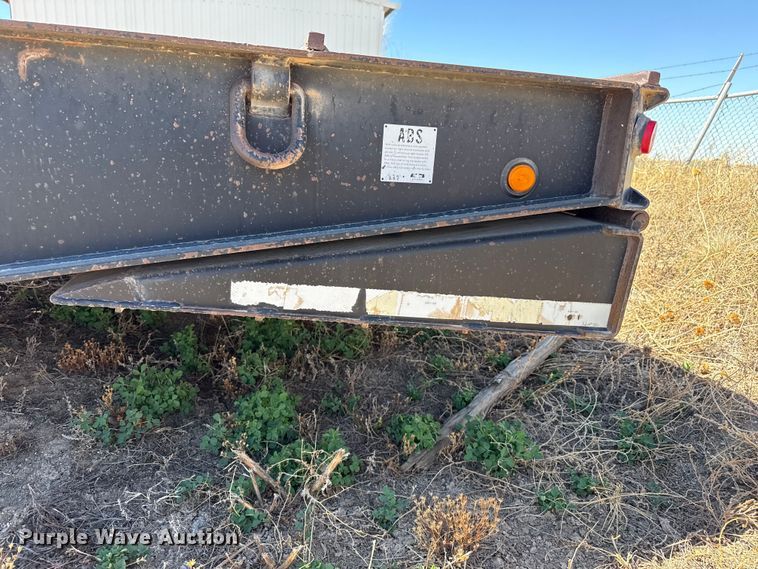 image for item DZ5340 2002 Load King HFT70 drop deck hydraulic tail equipment trailer