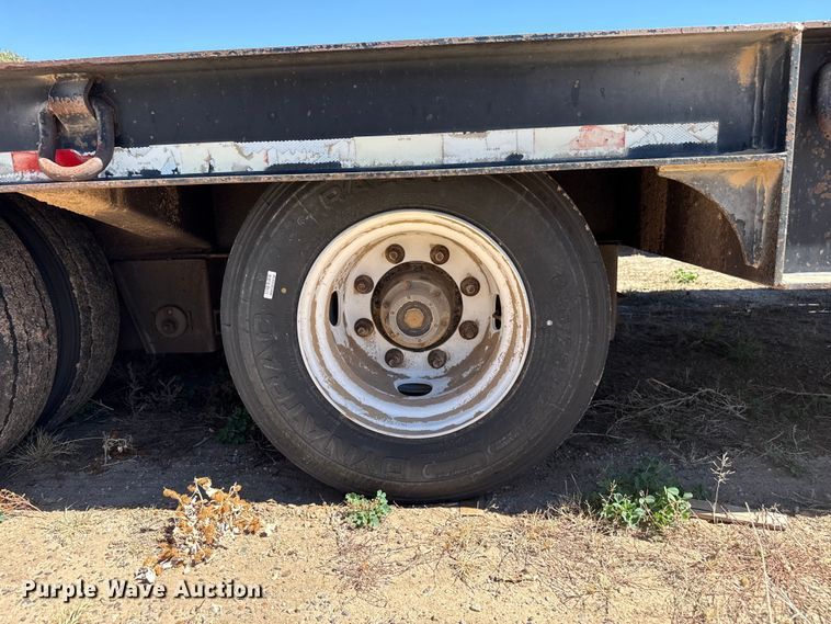 image for item DZ5340 2002 Load King HFT70 drop deck hydraulic tail equipment trailer