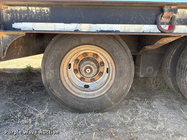 image for item DZ5340 2002 Load King HFT70 drop deck hydraulic tail equipment trailer