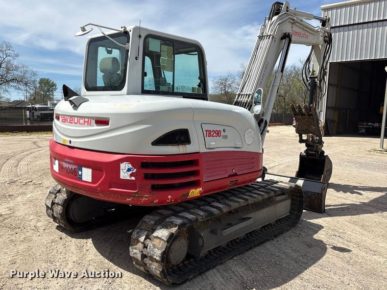 image for item EA7241 2017 Takeuchi TB290 mini excavator